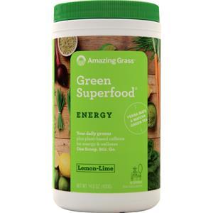 Amazing Grass Green Superfood Drink Powder Energy Lemon Lime 14.8 oz