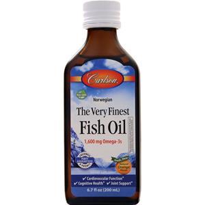 Carlson The Very Finest Fish Oil Liquid Orange 200 mL