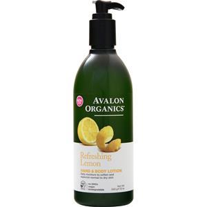 Avalon Organics Hand & Body Lotion Refreshing Lemon 12 fl.oz
