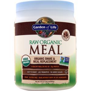 Garden Of Life Raw Meal - Organic Shake & Meal Replacement Chocolate Cacao 493 grams