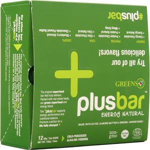 Greens Plus Energy Bar Natural 12 bars