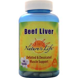 Nature's Life Beef Liver  100 caps