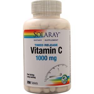 Solaray Vitamin C (1000mg) Timed Release  250 tabs