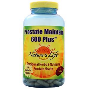 Nature's Life Prostate Maintain 600 Plus  250 vcaps