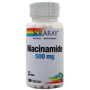 Solaray Niacinamide (500mg)  100 vcaps