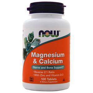 Now Magnesium & Calcium  100 tabs