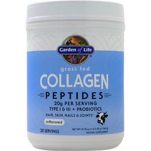Garden Of Life Grass Fed Collagen - Peptides Unflavored 560 grams
