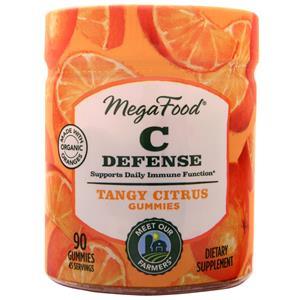 Megafood C Defense Gummies Tangy Citrus 90 gummy