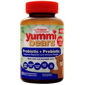 Hero Yummi Bears - Probiotic + Prebiotic Natural Strawberry & Orange 60 gummy