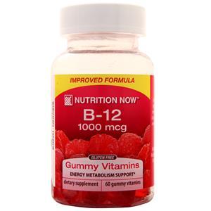Nutrition Now B-12 Gummy Vitamins Natural Raspberry 60 gummy