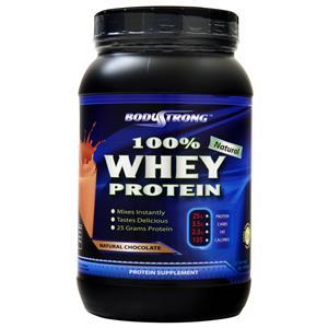 BodyStrong 100% Whey Protein - Natural Chocolate 2 lbs
