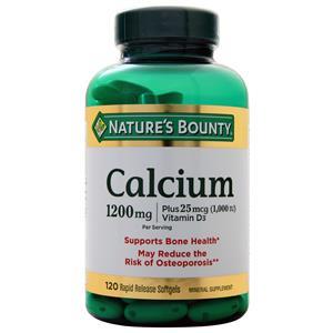 Nature's Bounty Calcium  120 sgels