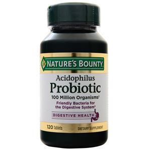 Nature's Bounty Acidophilus Probiotic (100 Million CFU)  120 tabs