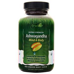 Irwin Naturals Ashwagandha Mind & Body - Extra Strength  60 sgels