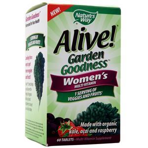Nature's Way Alive! Garden Goodness - Women's Multi-vitamin  60 tabs