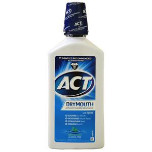 Chattem ACT Dry Mouth Anticavity Flouride Mouthwash Soothing Mint 33.8 fl.oz