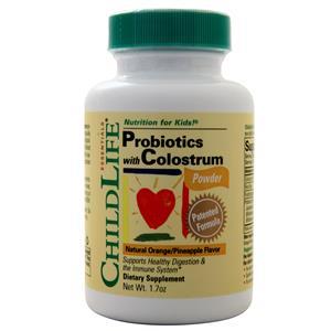 Childlife Probiotics With Colostrum Powder Natural Orange/Pineapple 1.7 oz