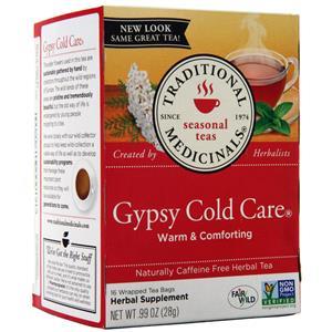 Traditional Medicinals Organic Seasonal Tea Gypsy Cold Care 16 pckts