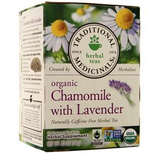 Traditional Medicinals Organic Herbal Tea Chamomile with Lavender 16 pckts