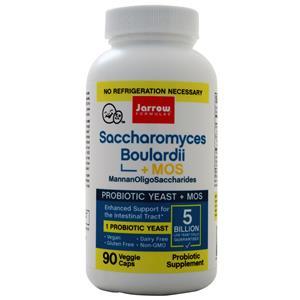 Jarrow Saccharomyces Boulardii plus MOS  90 vcaps
