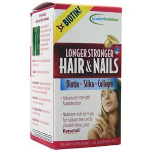 Applied Nutrition Longer Stronger Hair & Nails  60 sgels