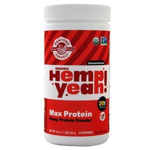 Manitoba Harvest Organic Hemp Yeah! Max Protein Unsweetened 16 oz