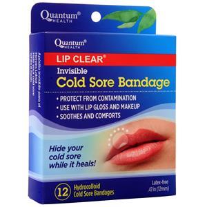 Quantum Lip Clear - Invisible Cold Sore Bandage  12 count