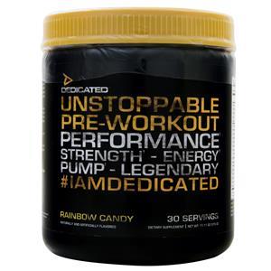 Dedicated Nutrition Unstoppable Pre-Workout Rainbow Candy 315 grams