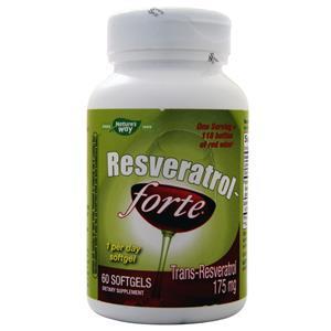 Nature's Way Resveratrol-Forte  60 sgels