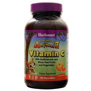 Bluebonnet Rainforest AnimalZ Vitamin C Orange 90 chews