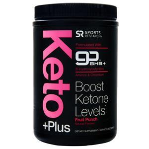 Sports Research Keto +Plus Fruit Punch 11.2 oz