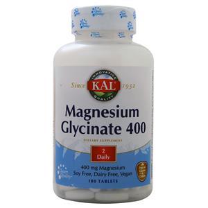 KAL Magnesium Glycinate 400  180 tabs
