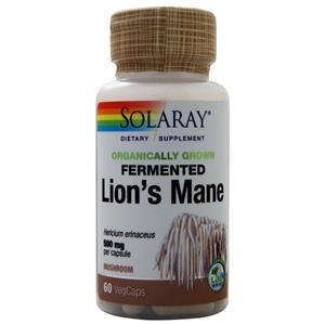Solaray Fermented Lion's Mane - Organically Grown (500mg)  60 vcaps