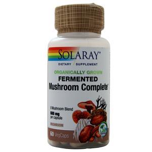 Solaray Fermented Mushroom Complete - Organically Grown (600mg)  60 vcaps