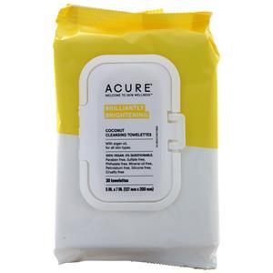 Acure Cleansing Towelettes - Coconut  30 count