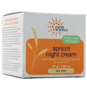 Earth Science Apricot Night Creme Dry Skin 1.65 oz