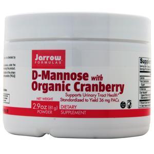 Jarrow D-Mannose with Organic Cranberry  2.9 oz