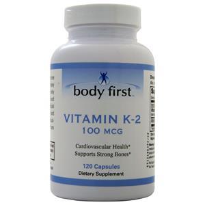 Body First Vitamin K-2 (100mcg)  120 caps
