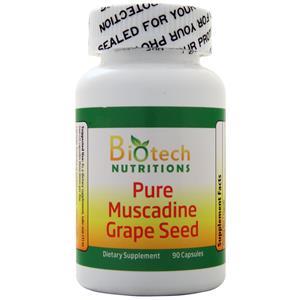 Biotech Nutritions Pure Muscadine Grape Seed (650mg)  90 caps