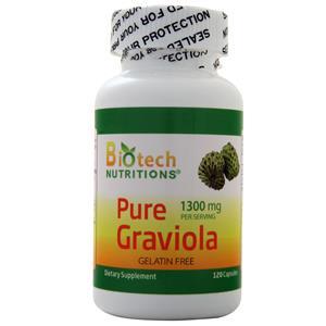 Biotech Nutritions Pure Graviola  120 caps