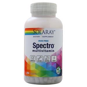 Solaray Spectro Multivitamin (Iron Free)  250 caps