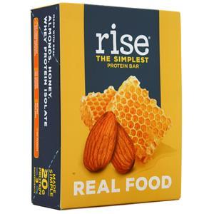 Rise Bar Rise Protein Bar Almond Honey 12 bars