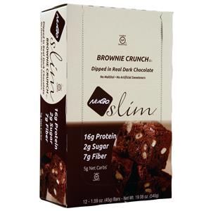 Nugo Nutrition Slim Bar Brownie Crunch 12 bars