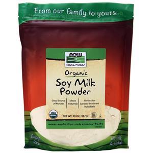 Now Organic Soy Milk Powder  20 oz