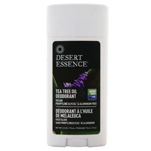Desert Essence Tea Tree Oil Deodorant - Vegan  2.5 oz