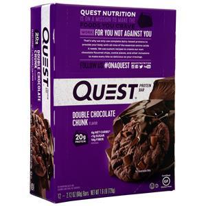 Quest Nutrition Quest Natural Protein Bar Double Chocolate Chunk 12 bars
