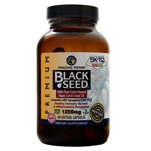 Amazing Herbs Premium Black Seed (1250mg)  60 sgels