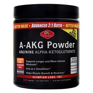 Olympian Labs A-AKG Powder - Arginine Alpha-Ketoglutarate Unflavored 240 grams