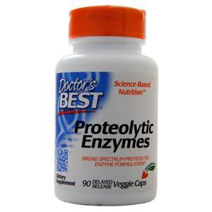 Doctor's Best Proteolytic Enzymes  90 vcaps