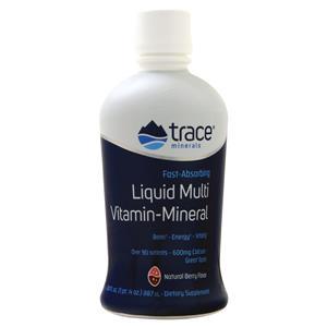 Trace Minerals Research Liquid Multi Vitamin-Mineral Natural Berry 30 fl.oz